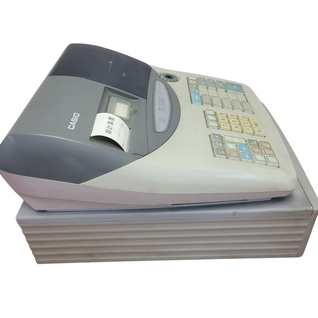 希少】動作品 CASIO カシオ レジスター レジ TE-2000 - メルカリ