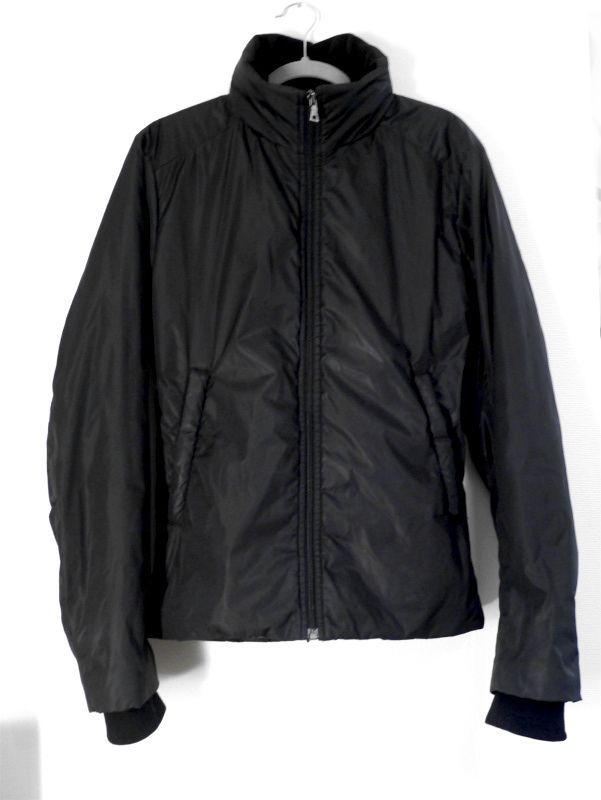 美品◇PRADA プラダ Art.SGA638 中綿入りフード付き ナイロン フライト