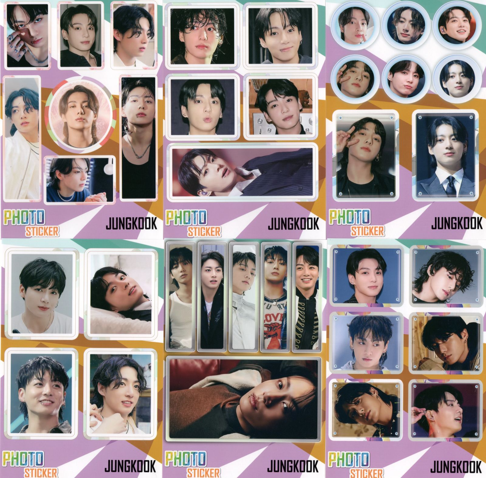 BTS ジョングク グッズ ステッカーセット 87枚入 フォトステッカー