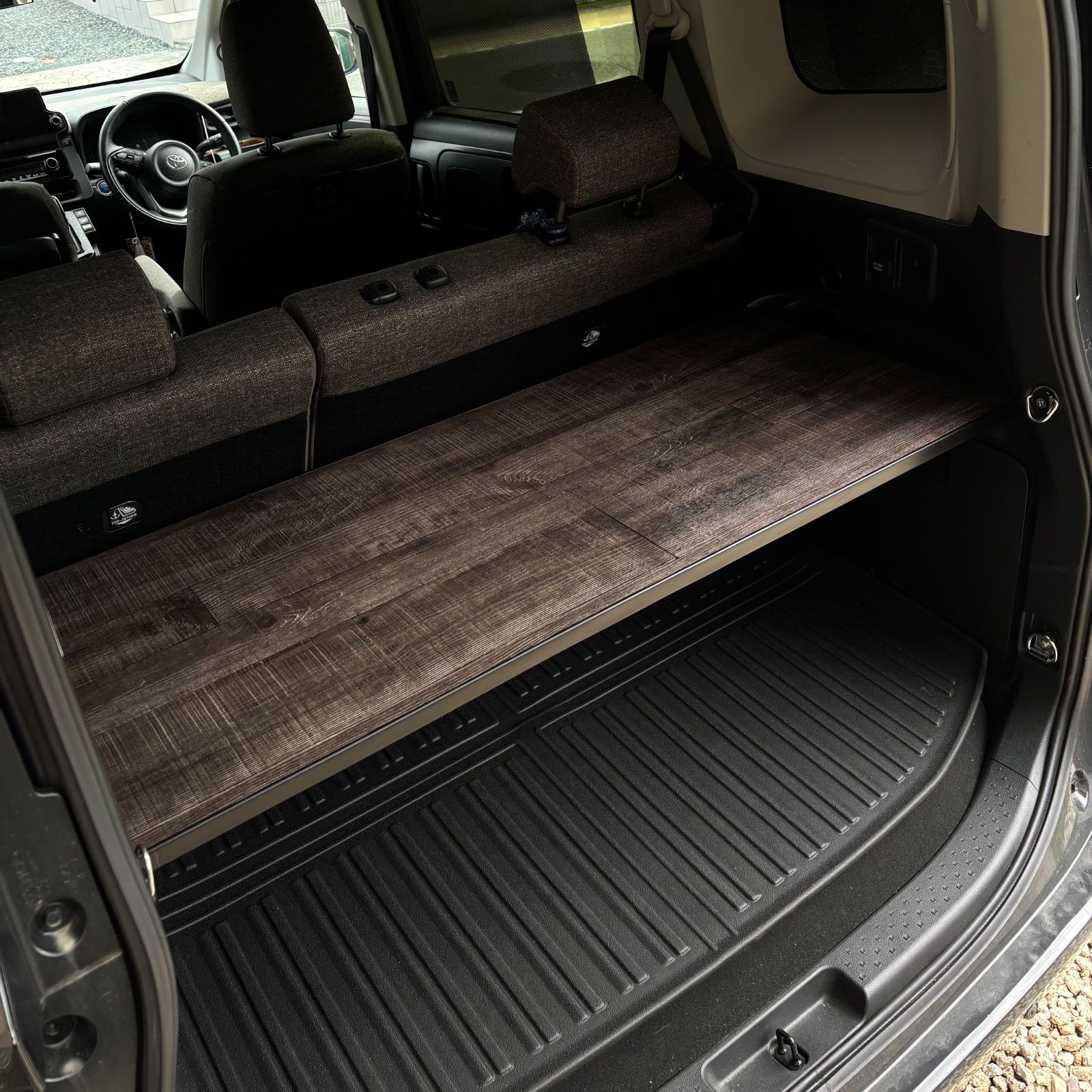 シエンタ ラゲージボード アッパーボード woodタイプ 木目調 - メルカリ