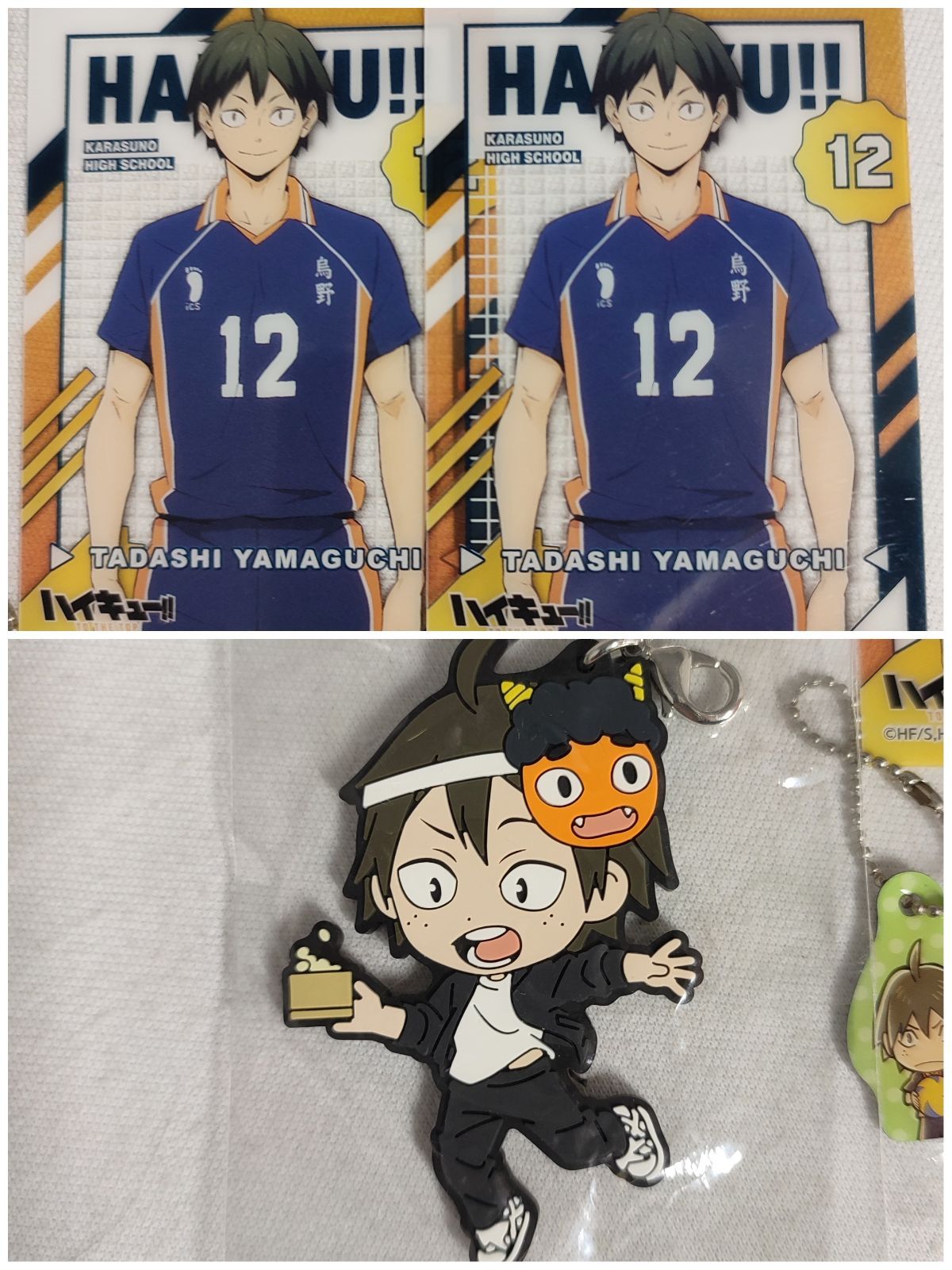 ハイキュー!! 山口忠 ラバスト 缶バッジ カード セット - メルカリ