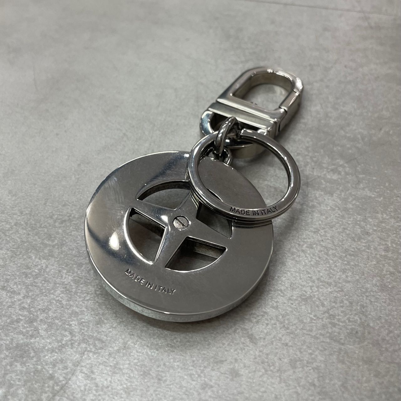 国内正規 DIOR AND STONE ISLAND キーホルダー イエロー ストー