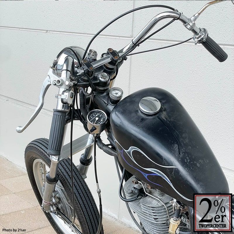 SR400/500 スモールタンク用 レフトサイドメーターキット - メルカリ