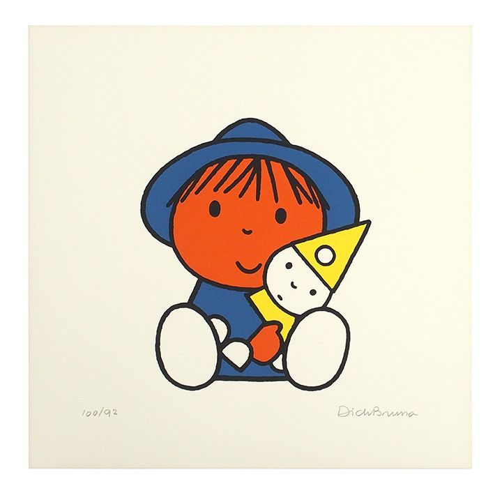 ブルーナ リトグラフ 限定シリアル／直筆サイン入り 「ドール