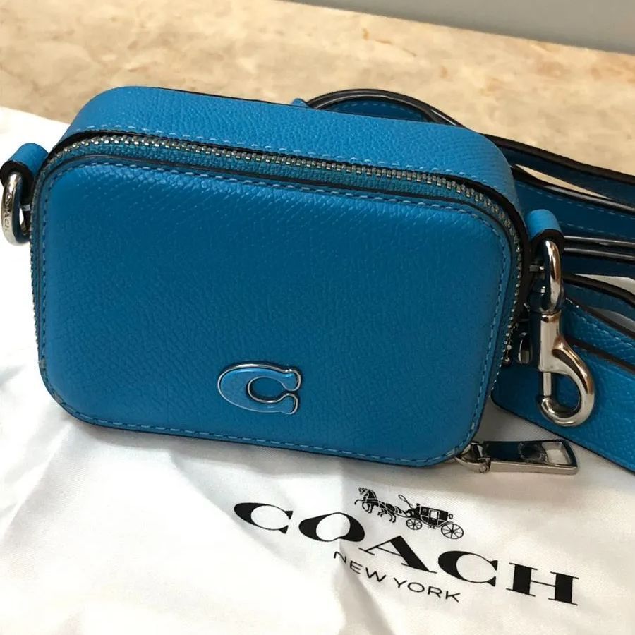 COACH コーチ クロスボディ ポーチ ミニショルダーバッグ ブルー CP271