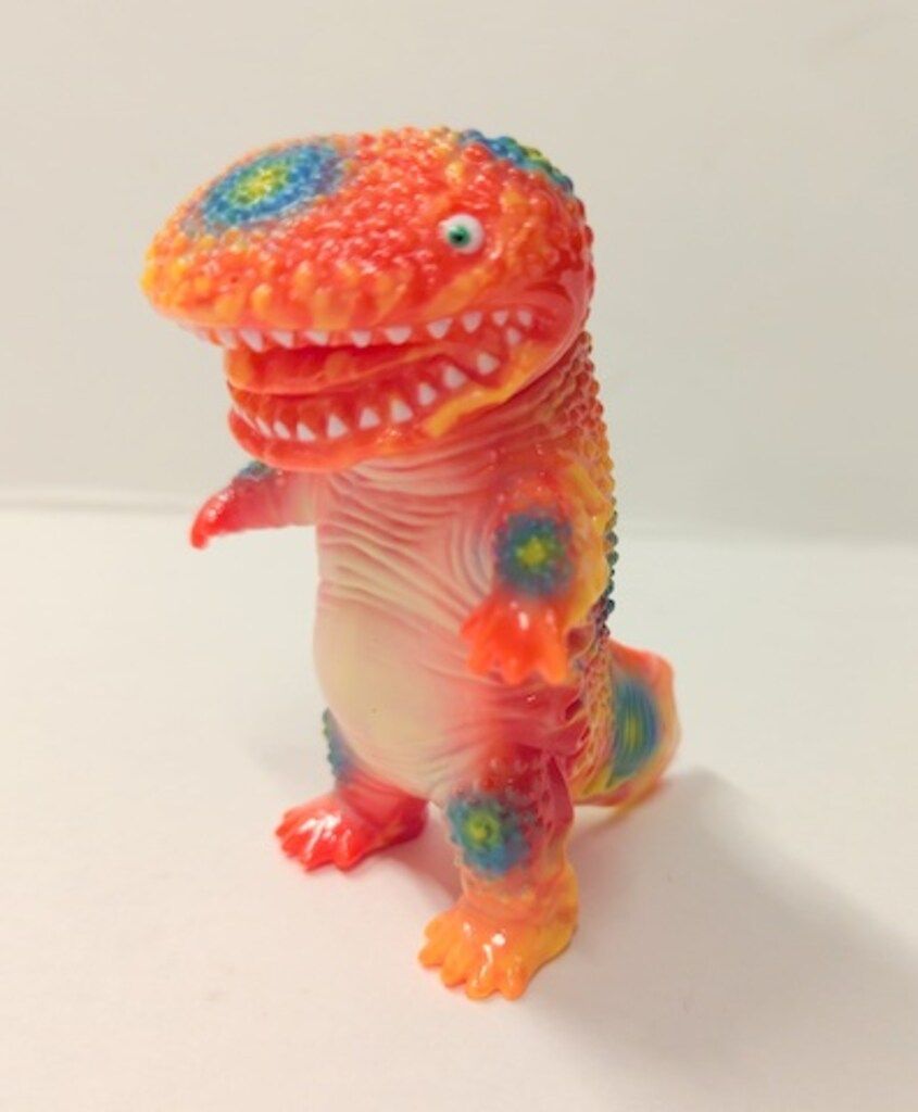 One up ピコピコ サンシロー 阿 黄×赤マーブル成型/青黄斑 ソフコン