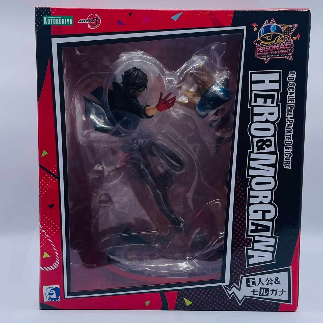 ARTFX J ペルソナ5 ダンシング・スターナイト 主人公 & モルガナ 1/8
