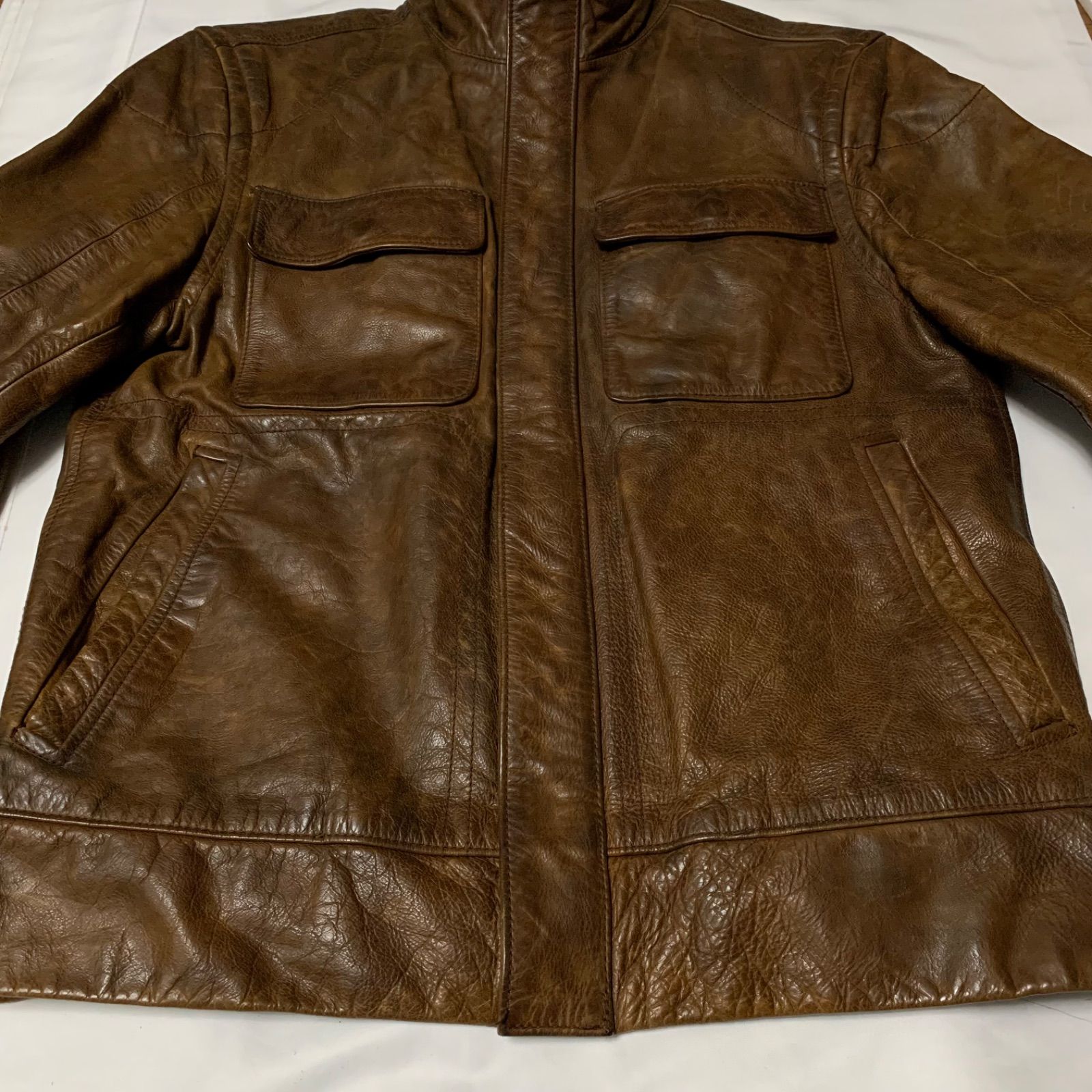 00s OLD GAP Genuine Leather Jacket オールドギャップ レザー