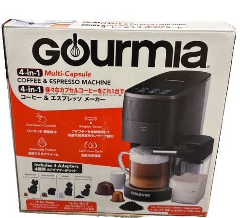 GOURMIA COFFEE MACHINE 4-in-1 マルチカプセル対応 コーヒーメーカー