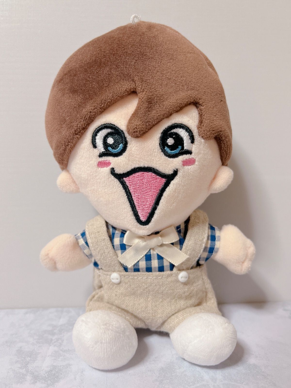 ボタン付きサロペット 濃青 2点セット ちびぬい 服 ぬい服 - メルカリ