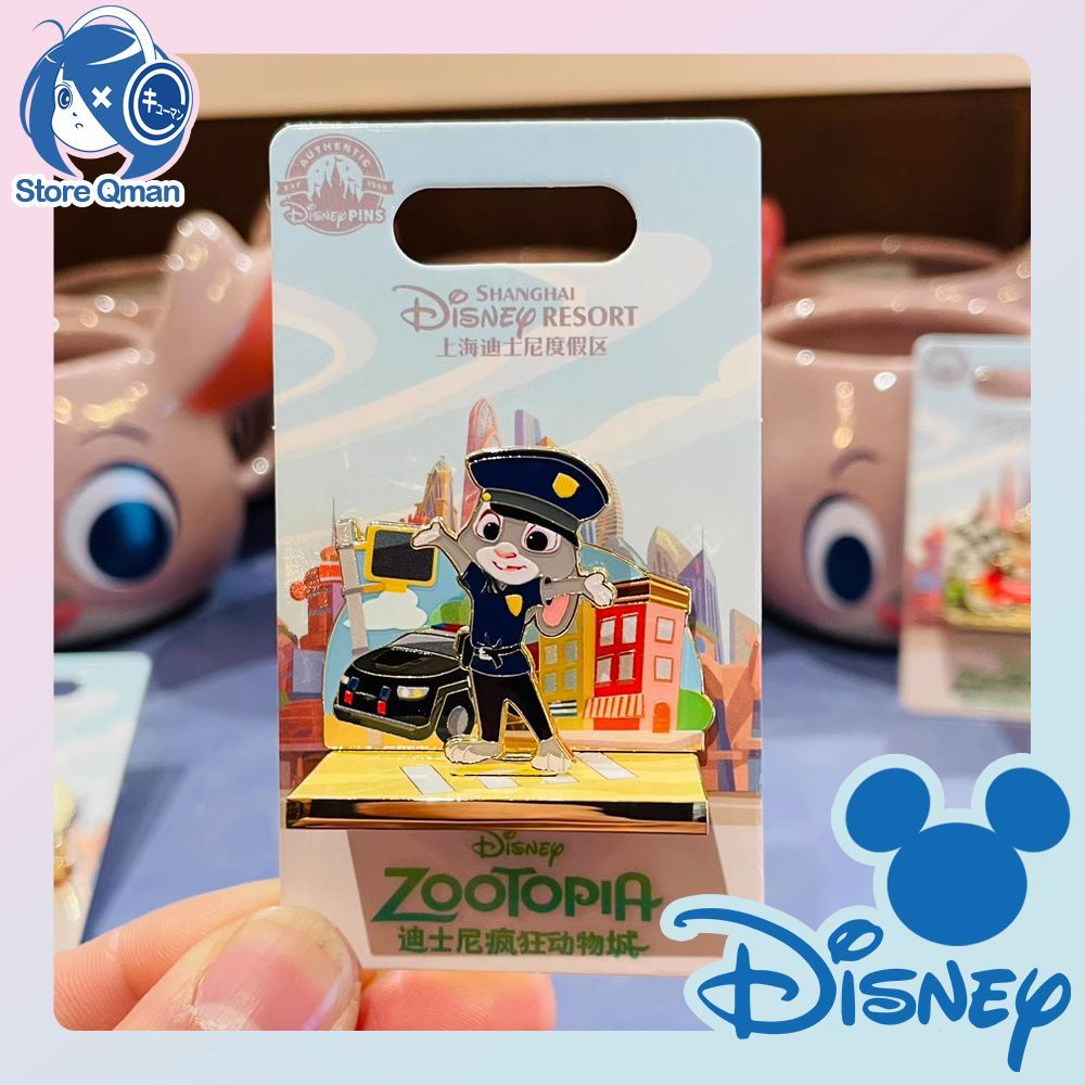S2 10～15営業日発送 ディズニー ズートピア ジュディ ピンバッジ 上海