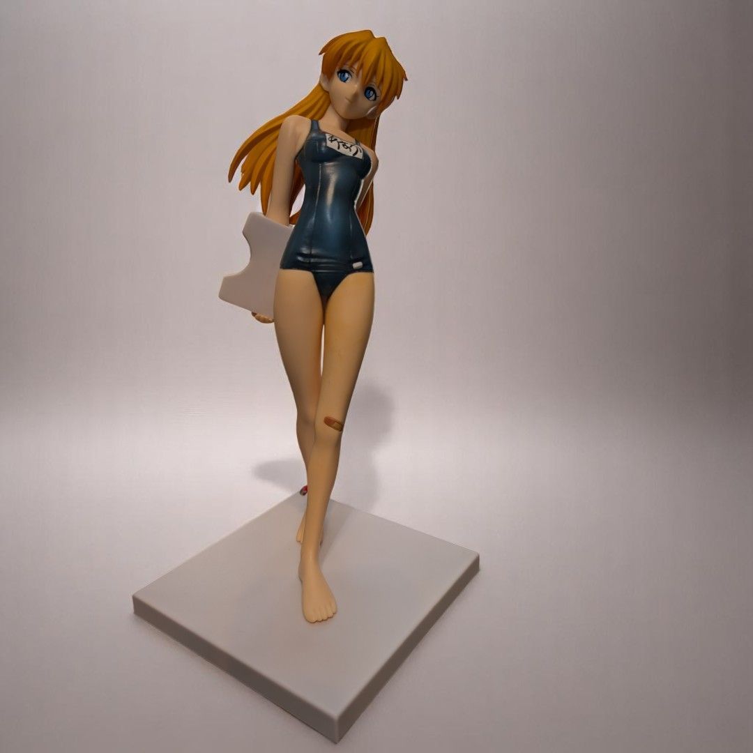 新世紀エヴァンゲリオン EXスクール水着フィギュア アスカ - メルカリ