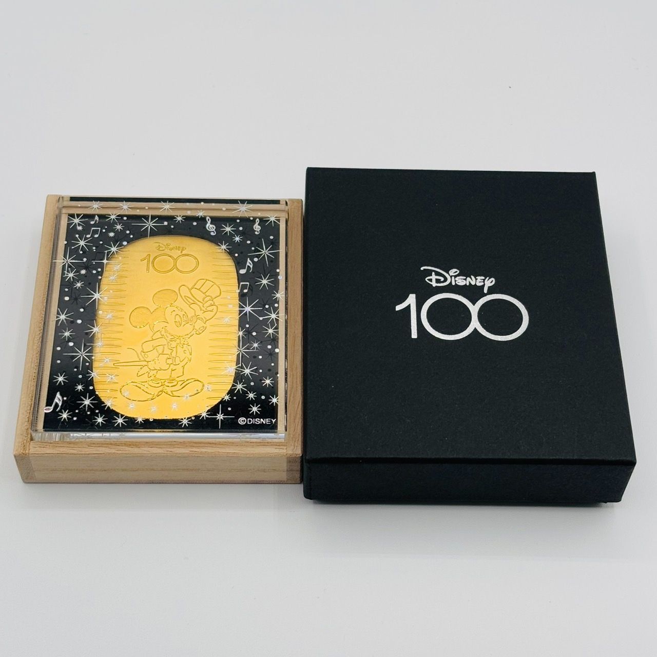 Disney 100周年 小判 純金 プラチナ 10g アクリルスタンド Disney 100