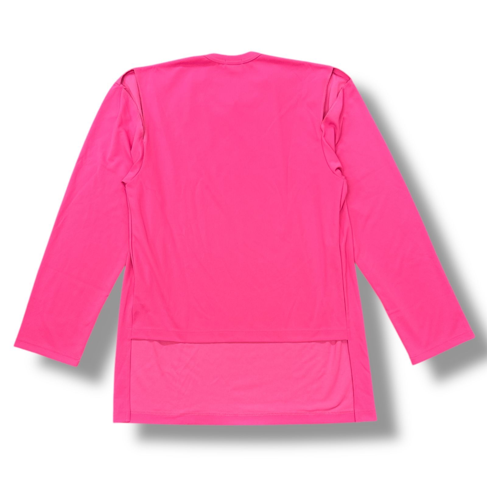 COMME des GARCONS HOMME PLUS 23AW Cut-Out Detail Long Sleeve T