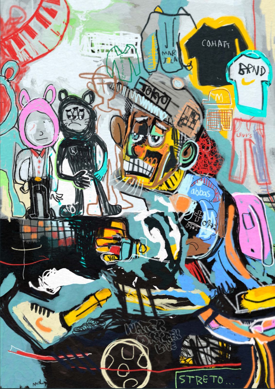 オリジナル アートポスター（インテリア、ポスター、ストリート系