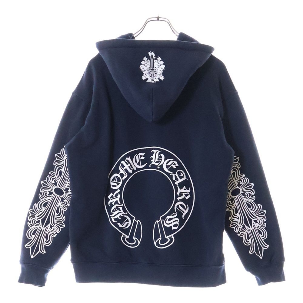 CHROME HEARTS (クロムハーツ) OLD HORSESHOE ZIP HOODIE オールド