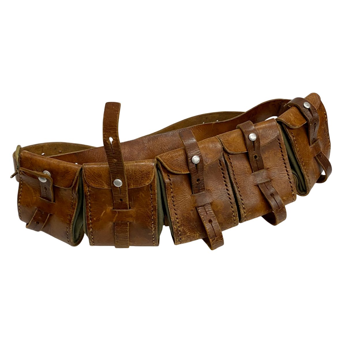 ヴィンテージ vintage スウェーデン軍 バンダリアポーチ 5連 カオス