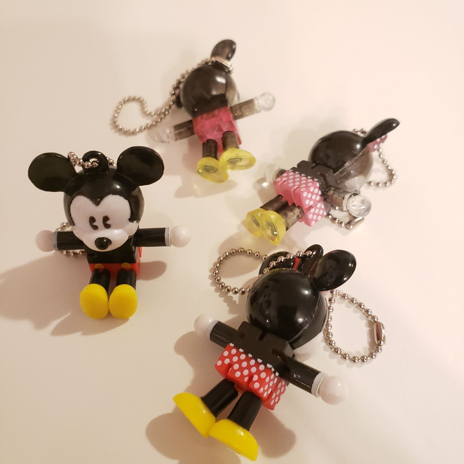 ディズニー Disney ミッキー ミニー フィギュア キーホルダー セット