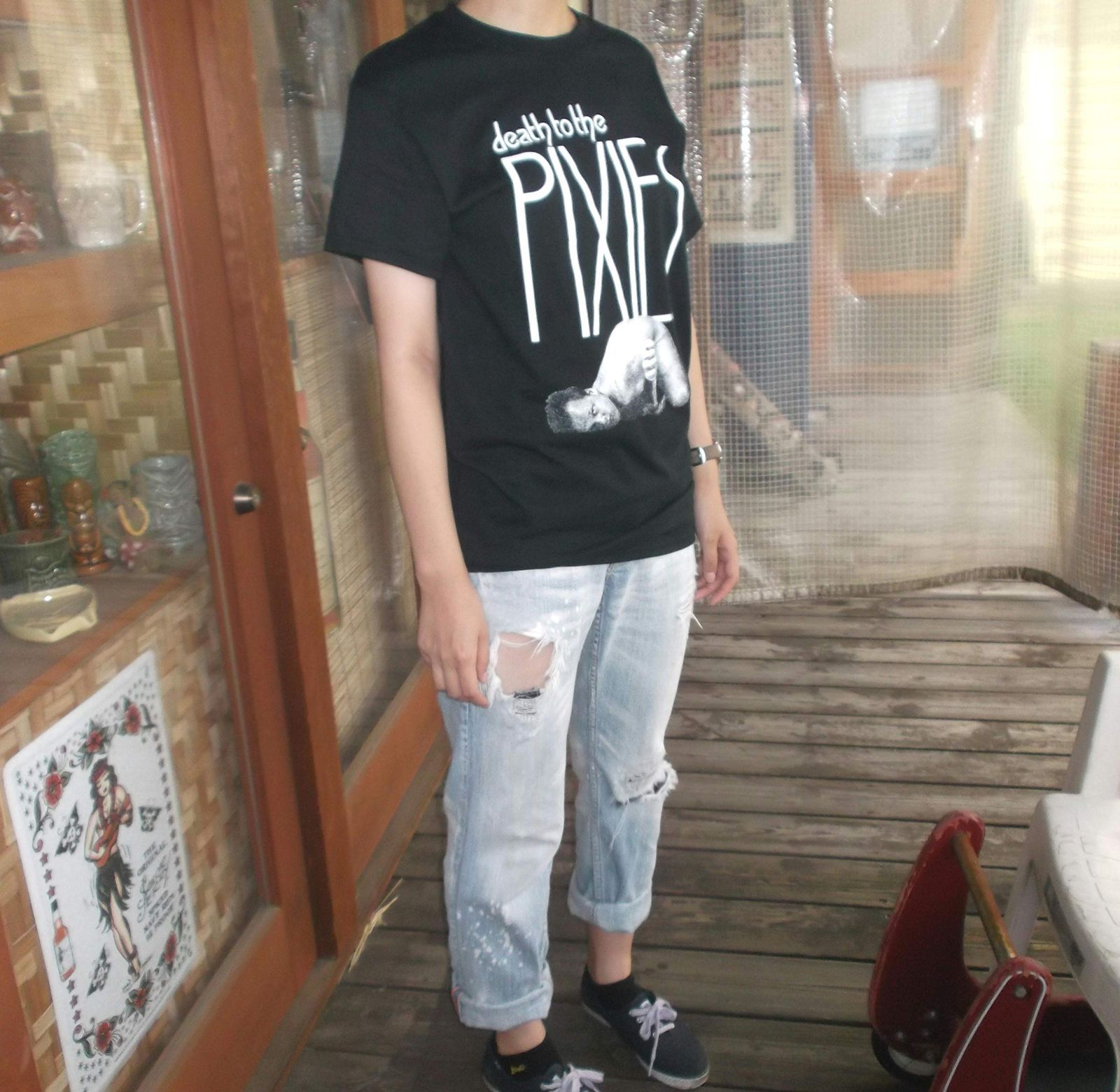 ピクシーズ Tシャツ PIXIES 正規品 DEATH TO THE PIXIES ロックTシャツ