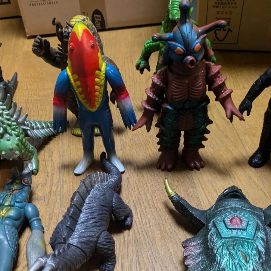 ウルトラ怪獣 ソフビ まとめ売り 16体 1980年代〜1990年代 円谷プロ