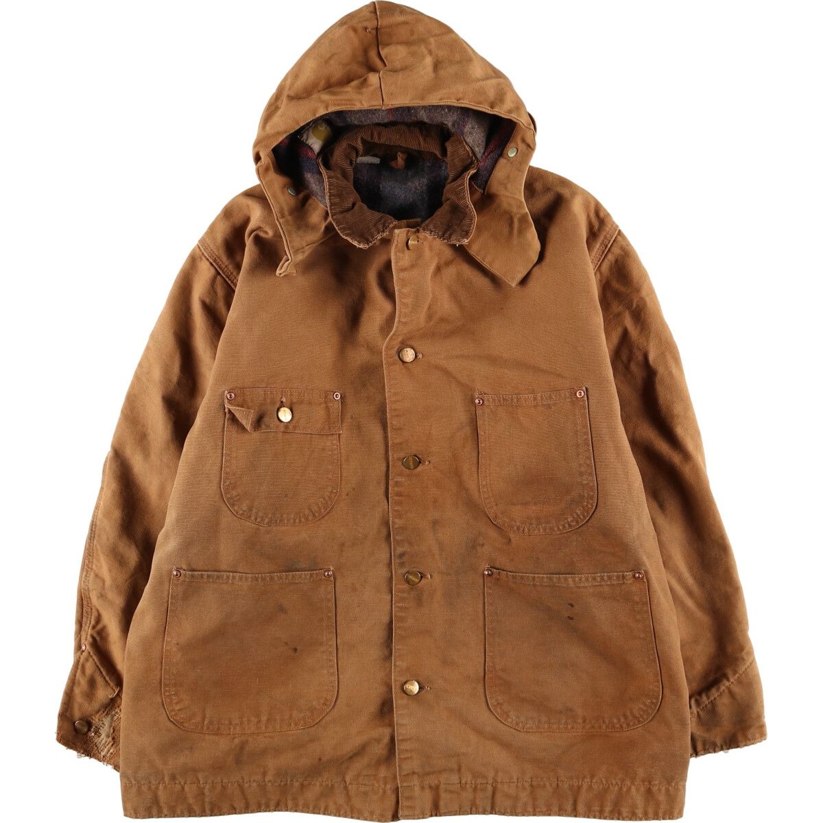 古着 70年代 カーハート Carhartt プリントタグ ミシガンチョアコート
