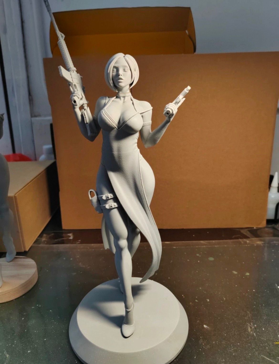 1/4 ガレージキット フィギュア 未塗装 バイオハザード エイダ・ウォン