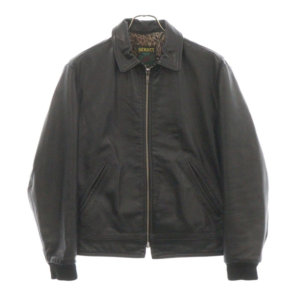 SUPREME (シュプリーム) 17AW ×SCHOTT Leopard Lined Leather Work