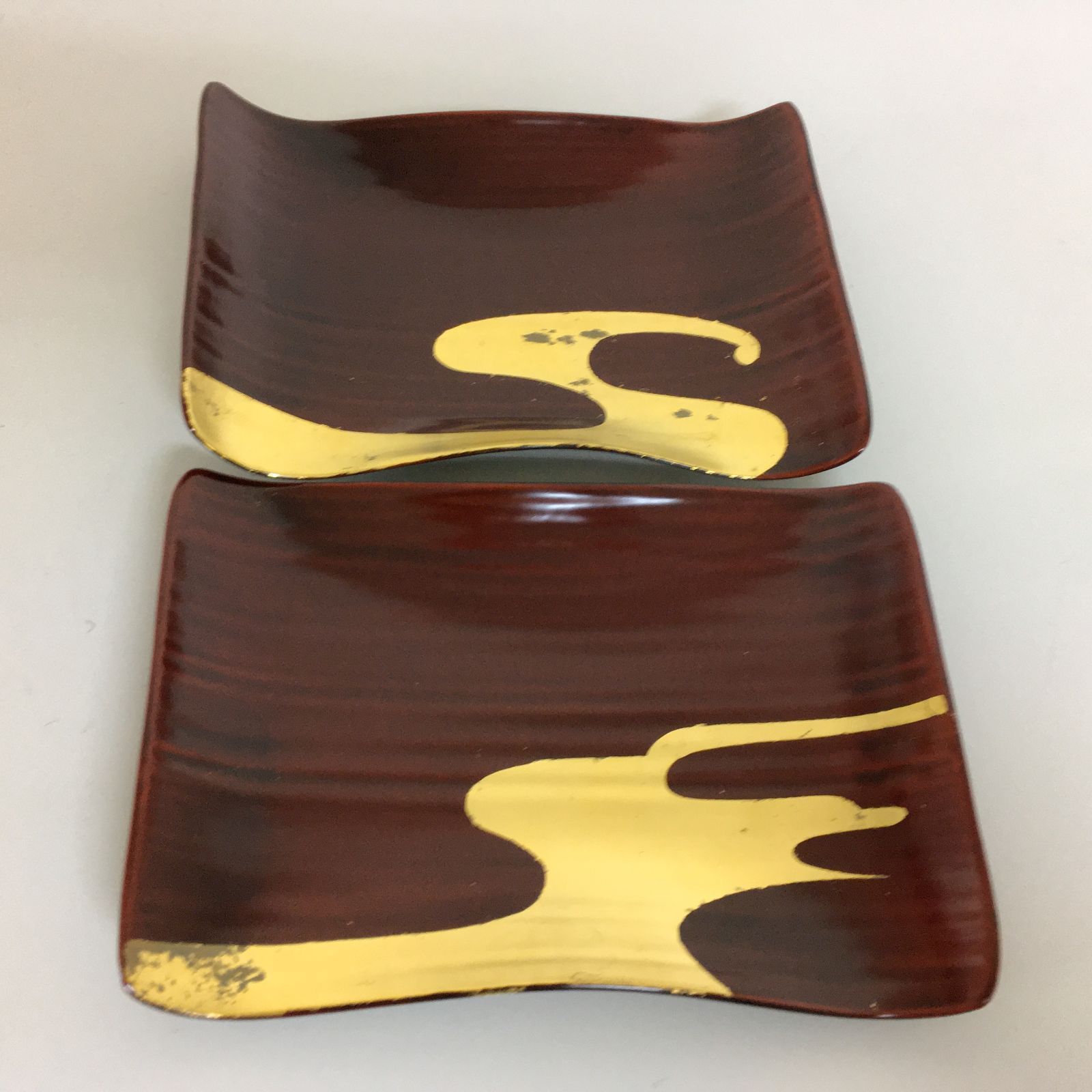 〇象彦 銘々皿 菓子皿 5客セット 漆器 金箔 漆塗 西村彦兵衛 - メルカリ