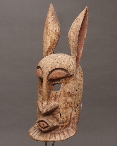 アフリカ マリ共和国 ドゴン族 マスク 仮面 No.416 木彫り 彫刻
