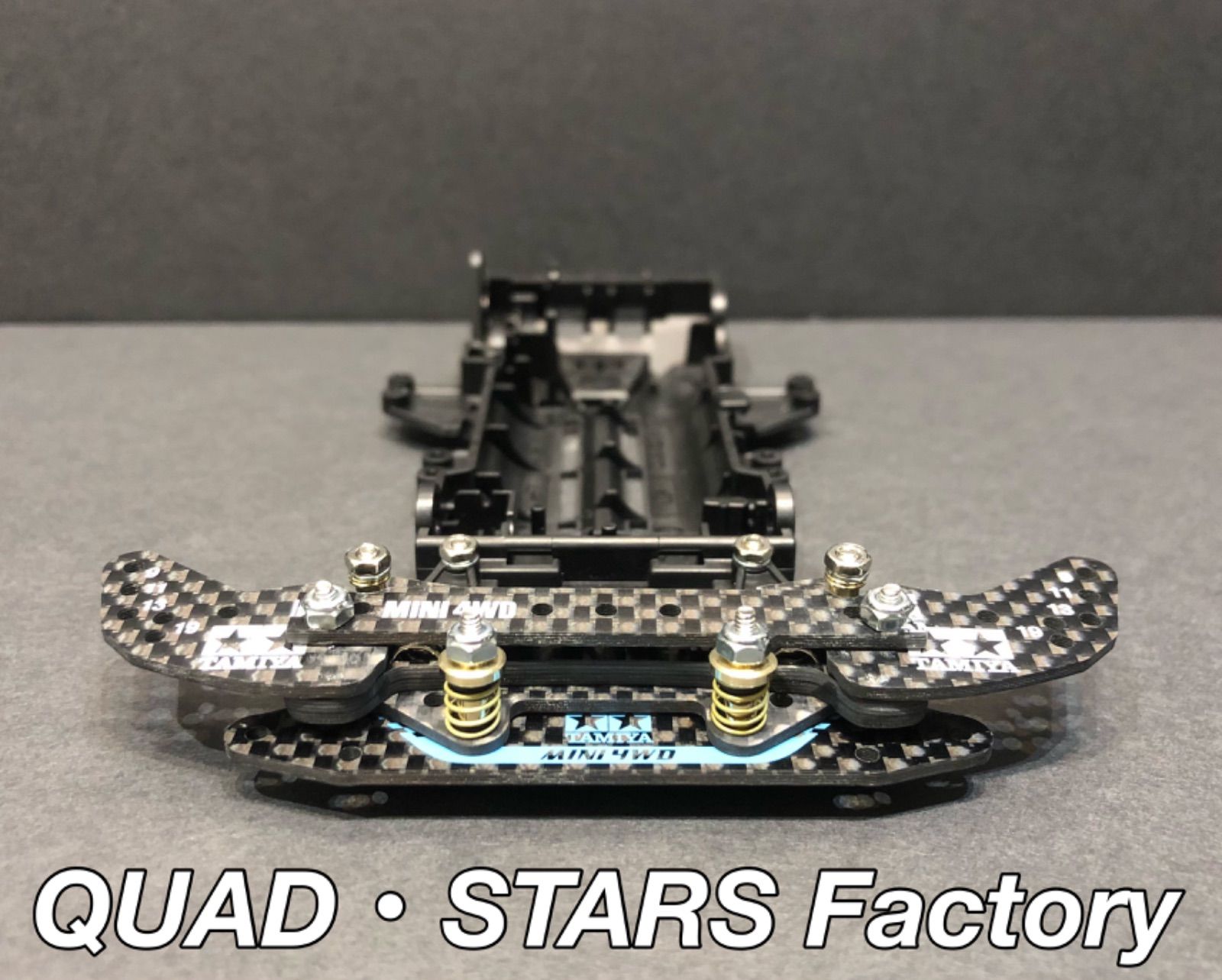 ミニ四駆・カスタムパーツ】VZシャーシ用 2軸ATピボットバンパー J