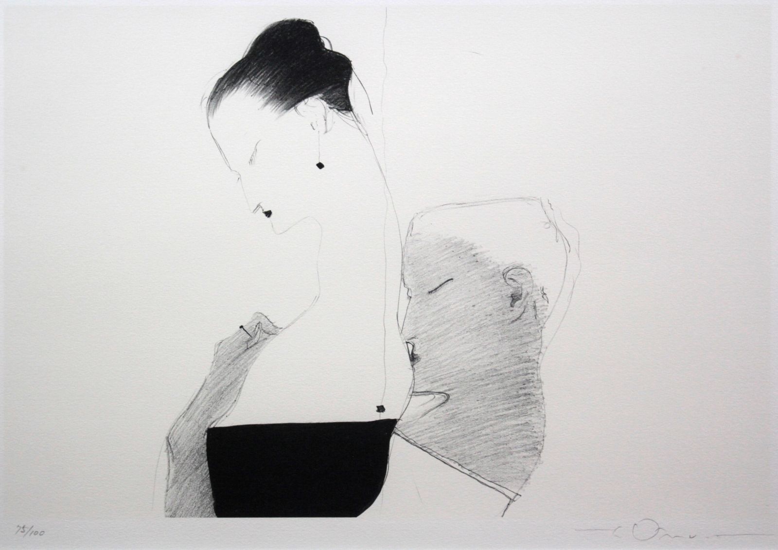 天野喜孝『男と女』リトグラフ【真作保証】 絵画 - メルカリ