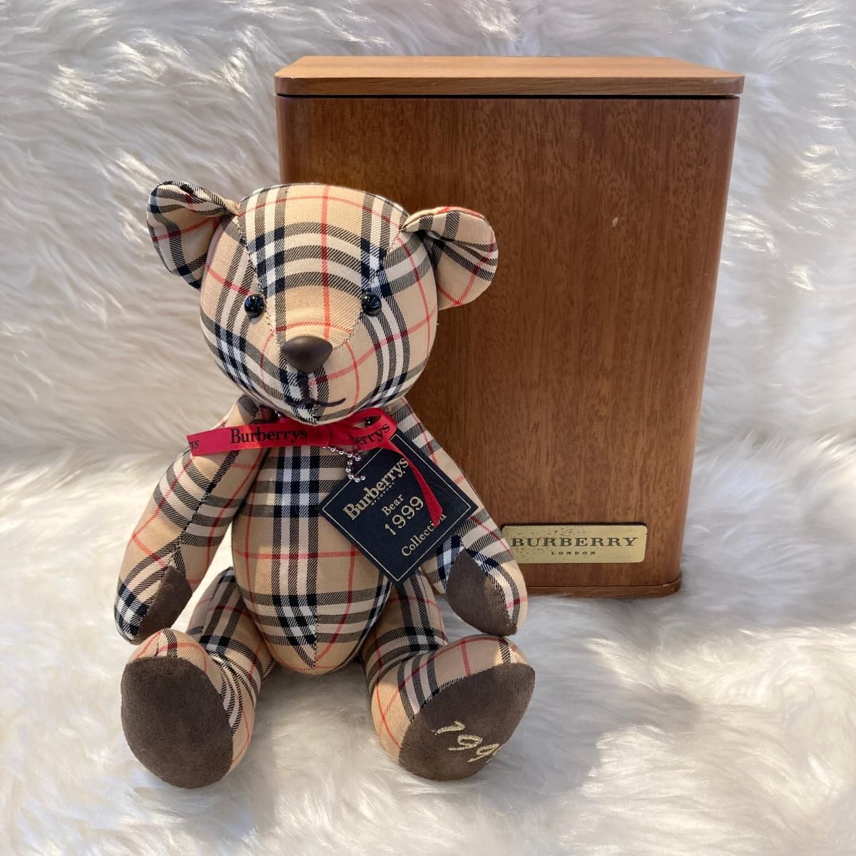 BURBERRY （バーバリー） 1999 テディベア チェック Beige ベージュ