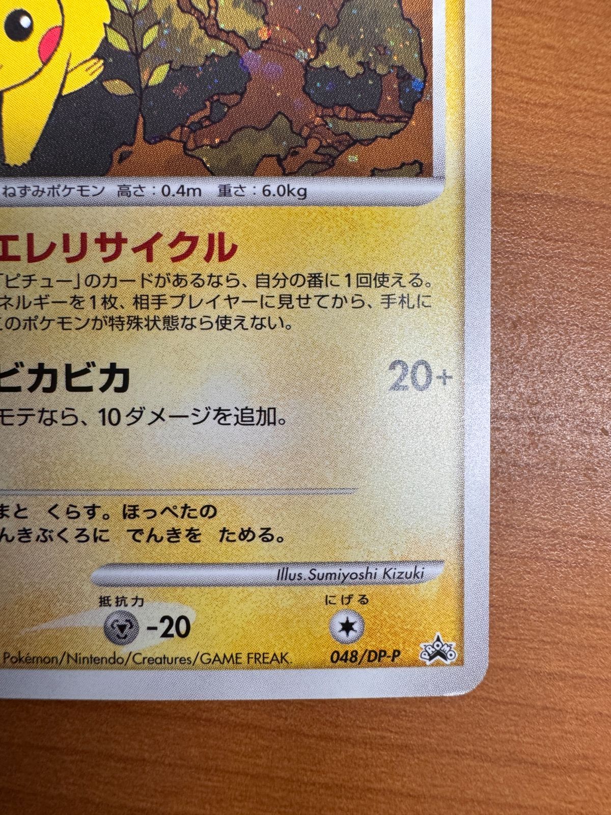 ピカチュウ エレリサイクル プロモ 048/DP-P ホロ仕様 ピカチュウ エレ