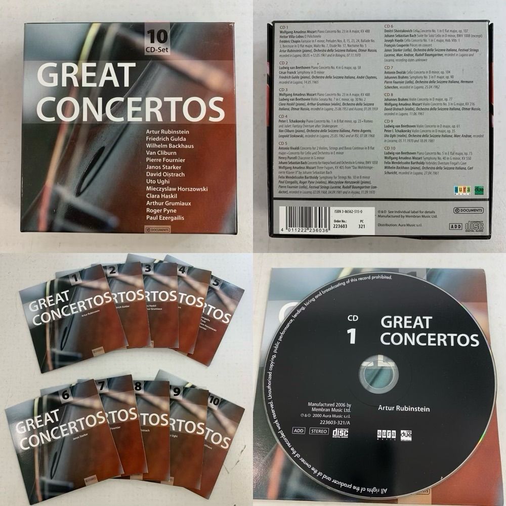 クラシックCD 6個まとめ売り モーツァルト交響曲全集 10枚組CD 全46