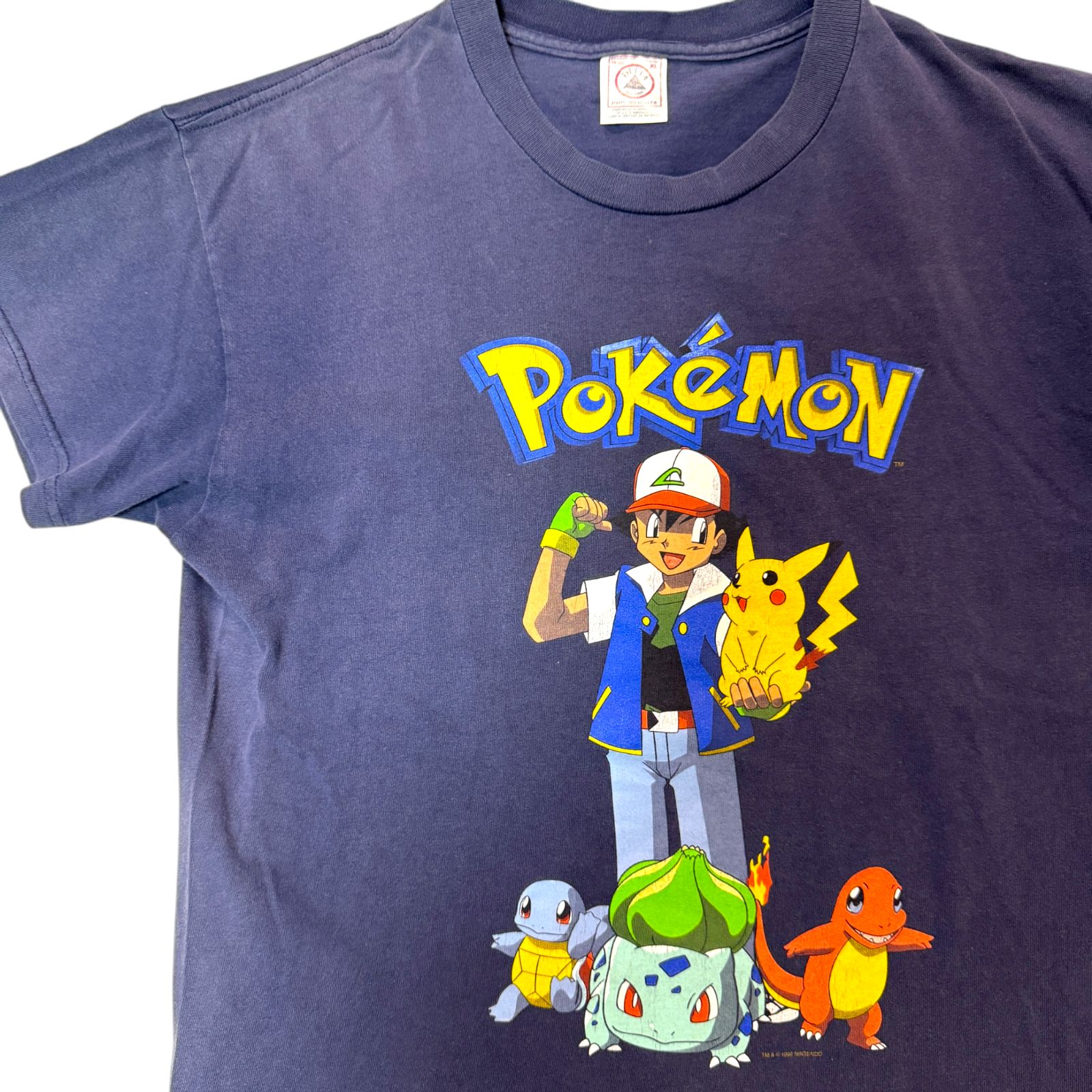 90s POKEMON 初代御三家 ポケモン Tシャツ XLサイズ ゲームTシャツ