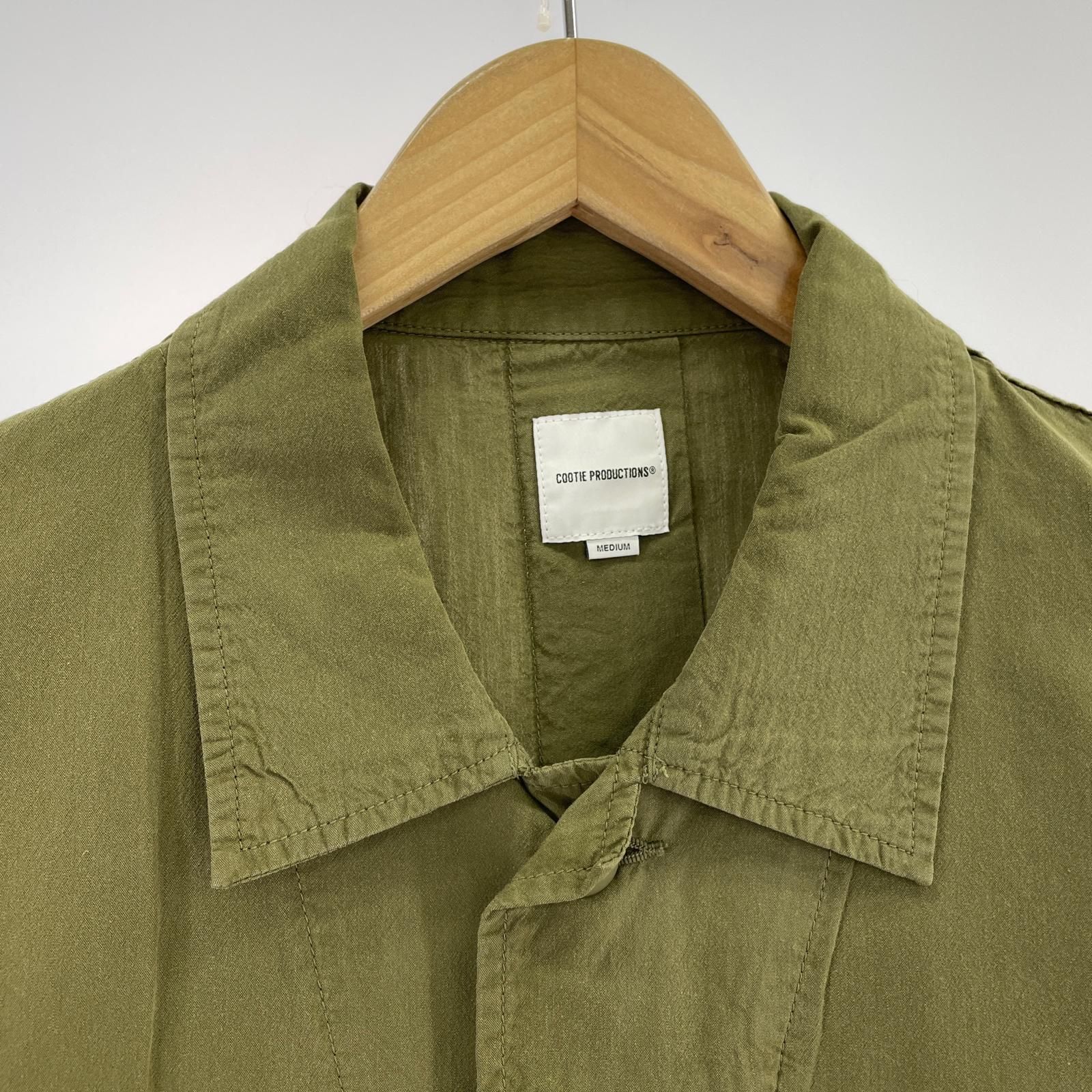 COOTIE 25SS N/C Poplin BDU Jacket M ｸﾞﾘｰﾝ - メルカリ