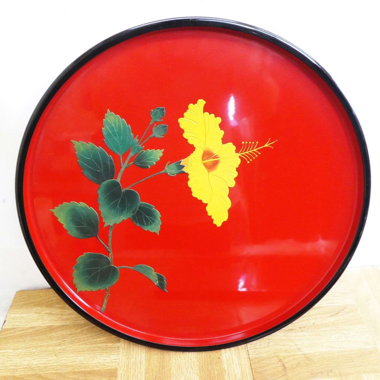 R068【未使用】沖縄 琉球 漆器 べんぼう お盆 お皿 3セット /10 - メルカリ