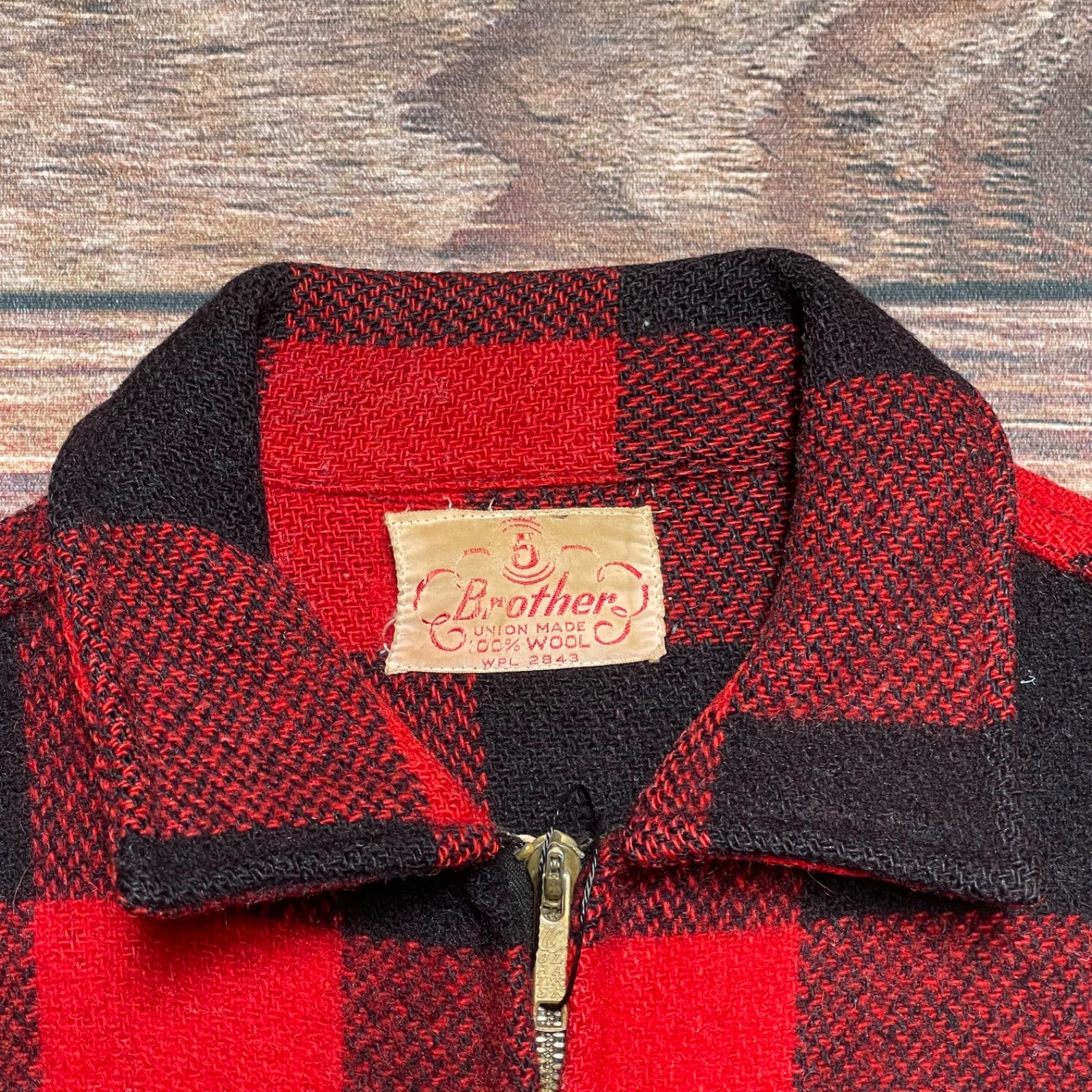 50's USA製 FIVE BROTHER ウールマッキーノジャケット - メルカリ