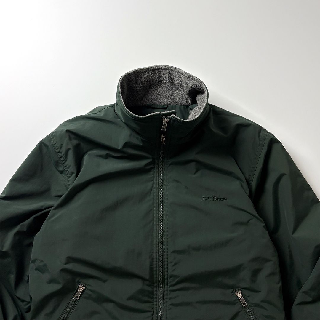 L.L.Bean エルエルビーン ウォームアップジャケット M 深緑 ダーク