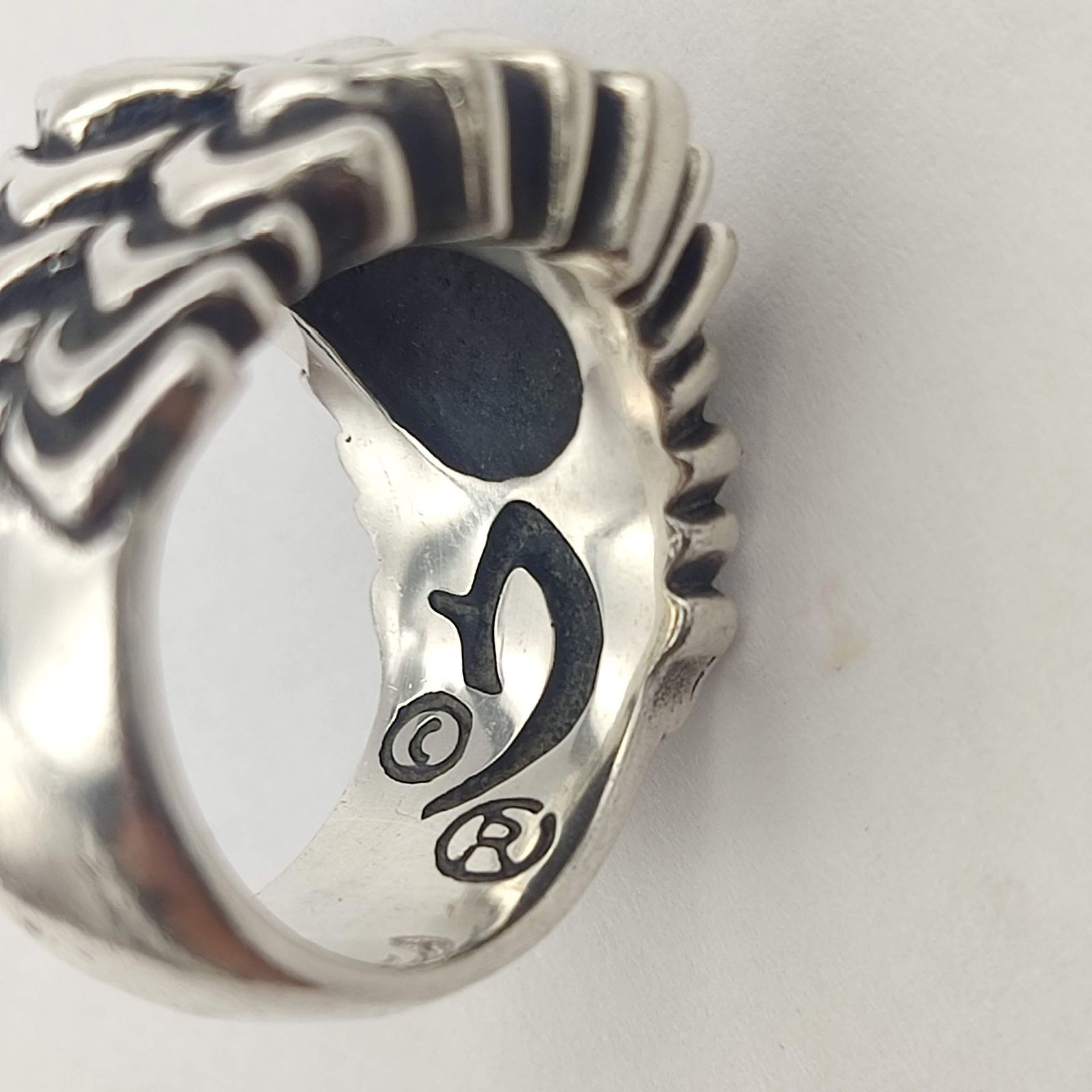 美品】NAGUAL ナグァール シルバーデザインリング SILVER シルバー925