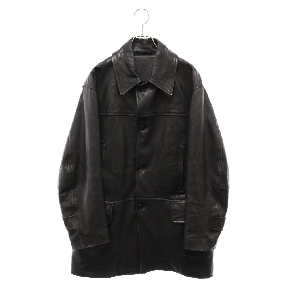 COMOLI (コモリ) 22AW LAMB LEATHER COAT ラムレザーカーコート