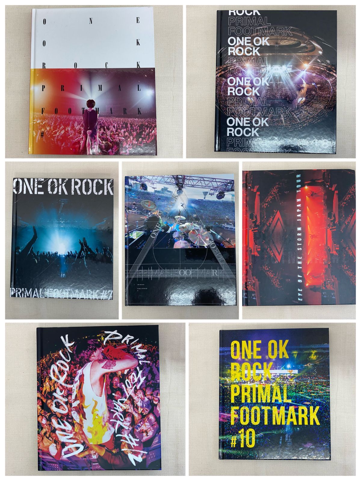 浜館19-1204】 ONE OK ROCK PRIMAL FOOTMARK 7冊セット ※バラ売り不可