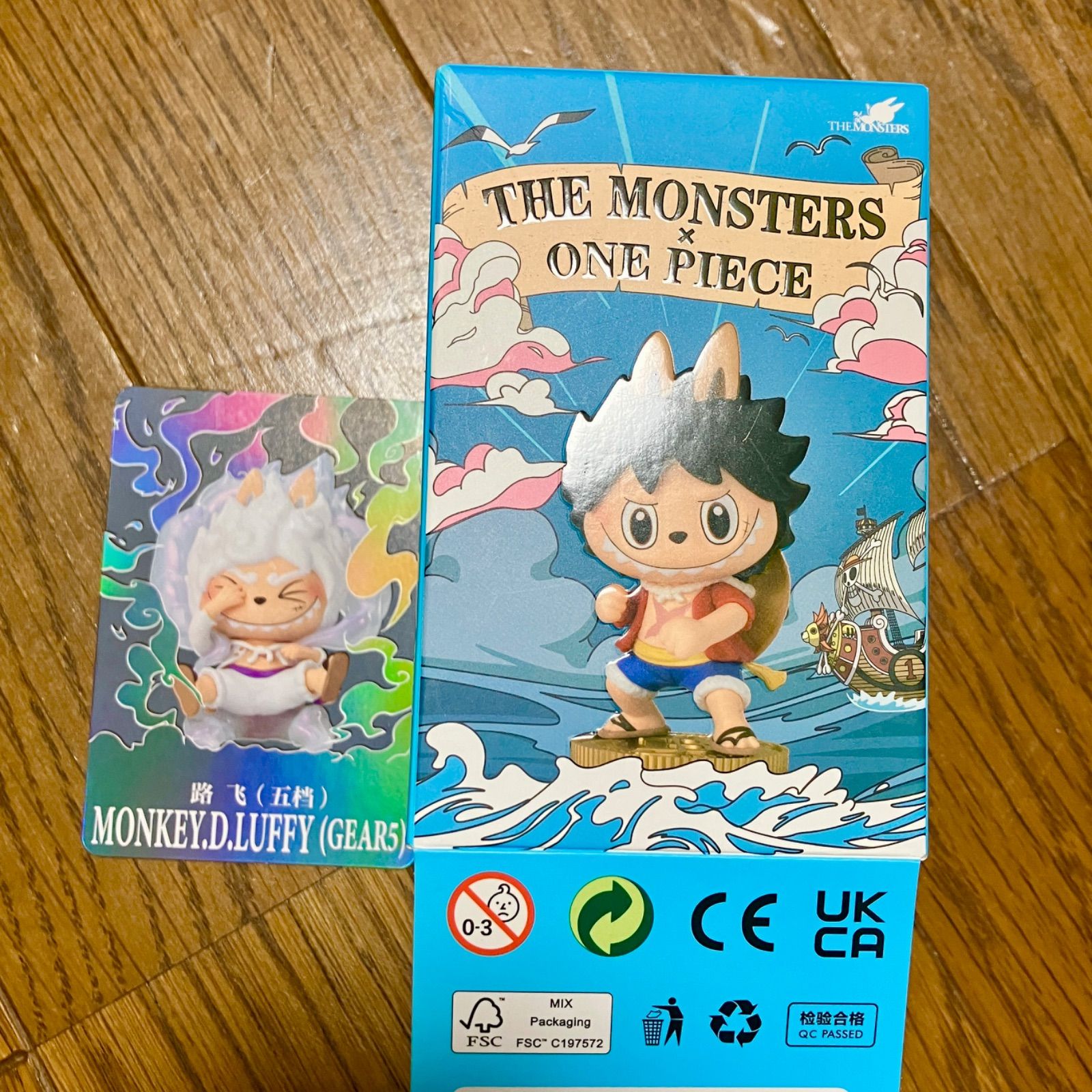 シークレット POPMART ワンピース Labubu THEMONSTERS ラブブ コラボ