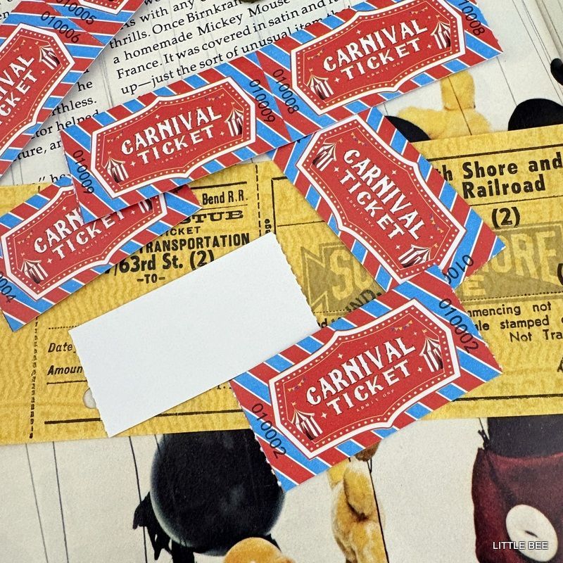 537・A-1407 カーニバルチケット 50枚 カラーチケット 紙もの チケット