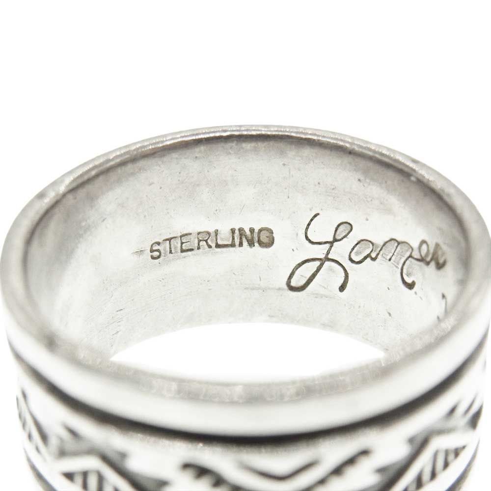 トロイ ラナー TROY LANER スタンプワーク シルバー リング Navajo