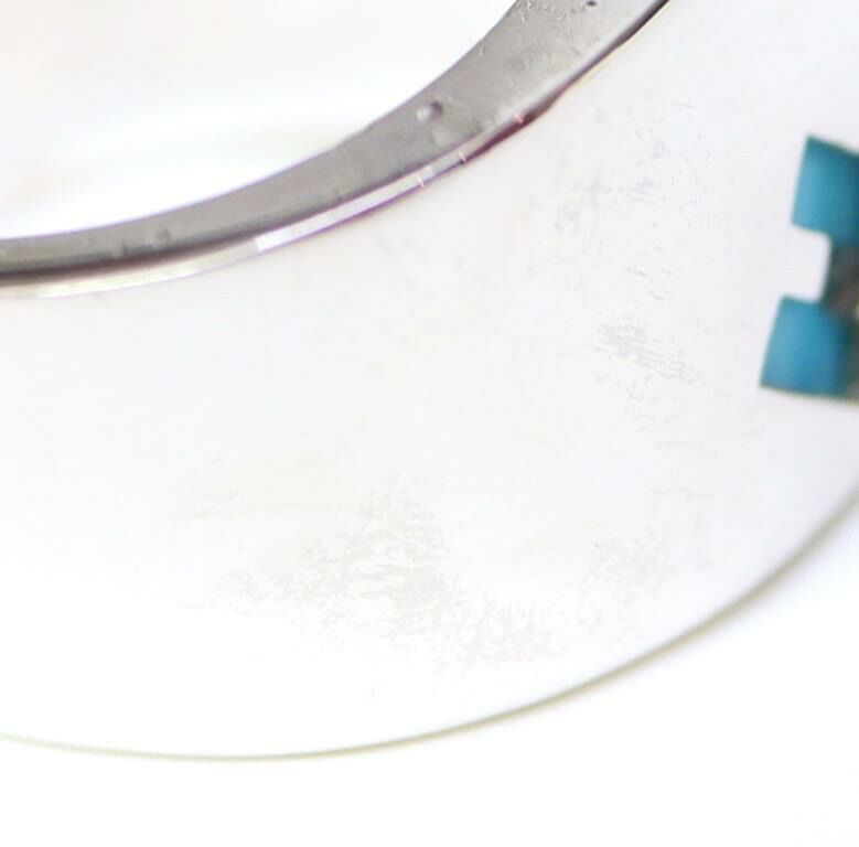 エルメス HERMES 指輪 キャンディリング ＃52 ライトブルー /シルバー