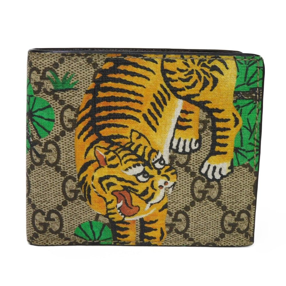 GUCCI グッチ タイガー ショート フォールド ウォレット ベンガル 虎