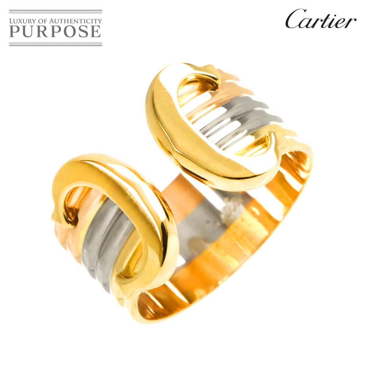 Cartier C2リング 750ゴールド サイズ56 Cartier C2リング 750ゴールド