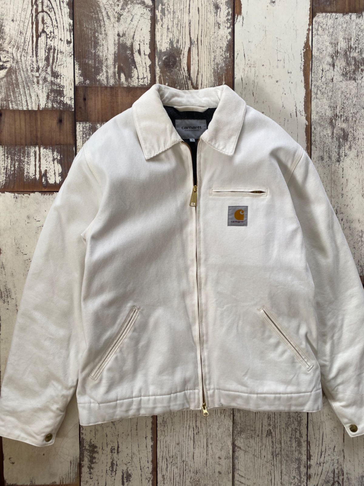 carhartt デトロイトジャケット ダックジャケット 白 希少 限定色