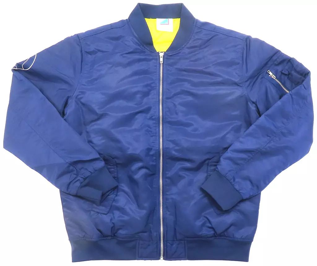 中古】アウターウェア 日向坂46 MA-1 ネイビー フリーサイズ 「日向坂